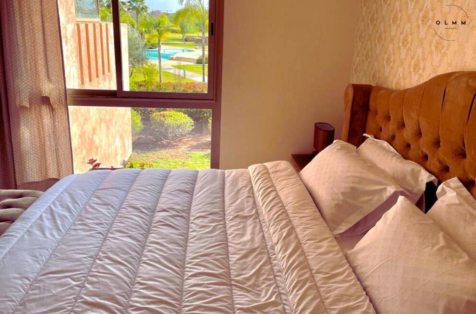 מרקש Luxurious Stay At Prestigia Golf Marrakech With Golf Course, Pool, And Breathtaking Atlas Mountains View מראה חיצוני תמונה