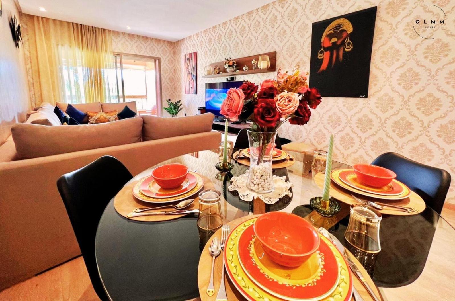 מרקש Luxurious Stay At Prestigia Golf Marrakech With Golf Course, Pool, And Breathtaking Atlas Mountains View מראה חיצוני תמונה