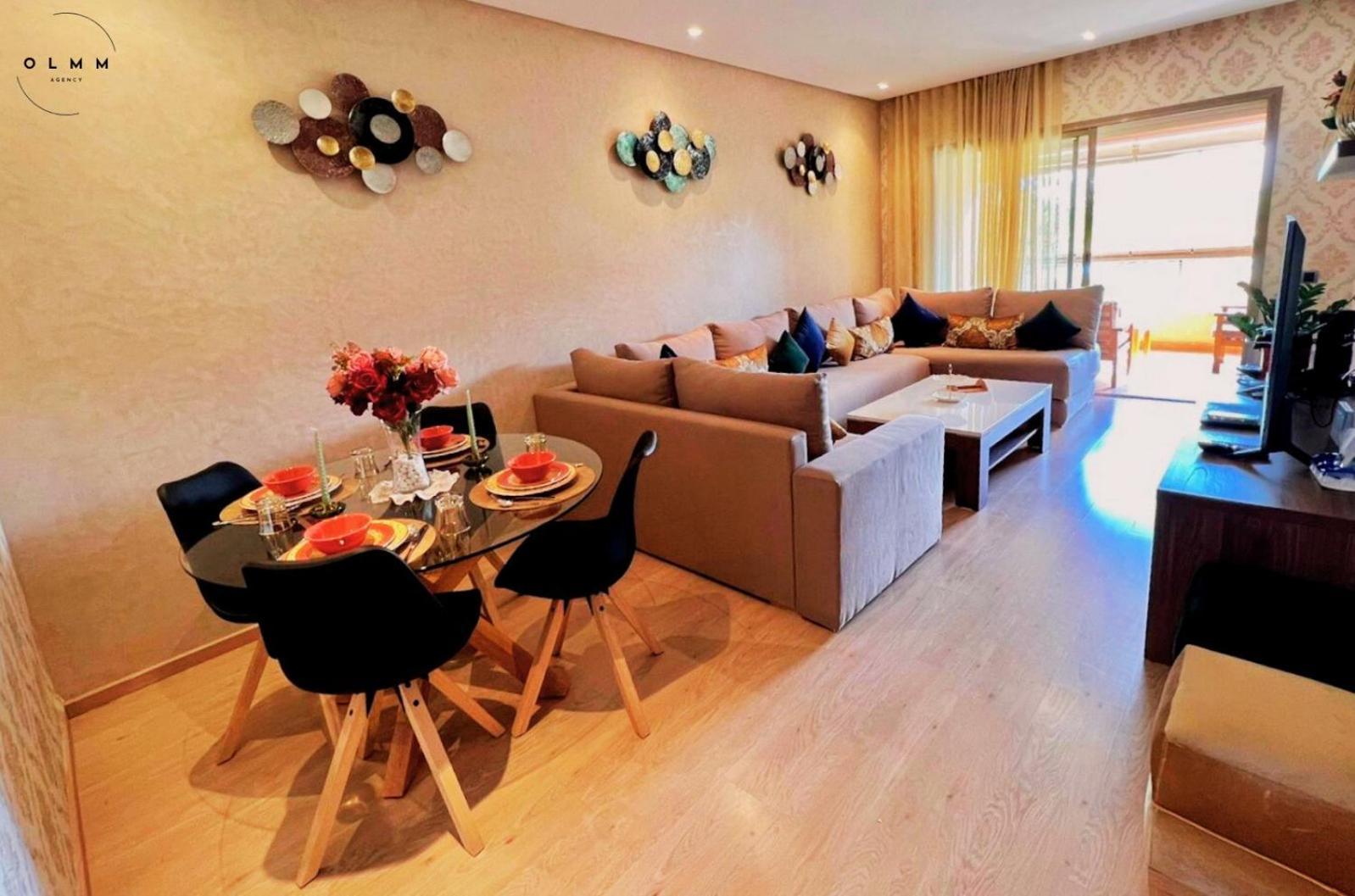 מרקש Luxurious Stay At Prestigia Golf Marrakech With Golf Course, Pool, And Breathtaking Atlas Mountains View מראה חיצוני תמונה